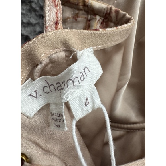 V. Chapman Caterina Corset Ruffle Dress Size 4 Cedar‎ Rose Print NWT - Picture 5 of 11